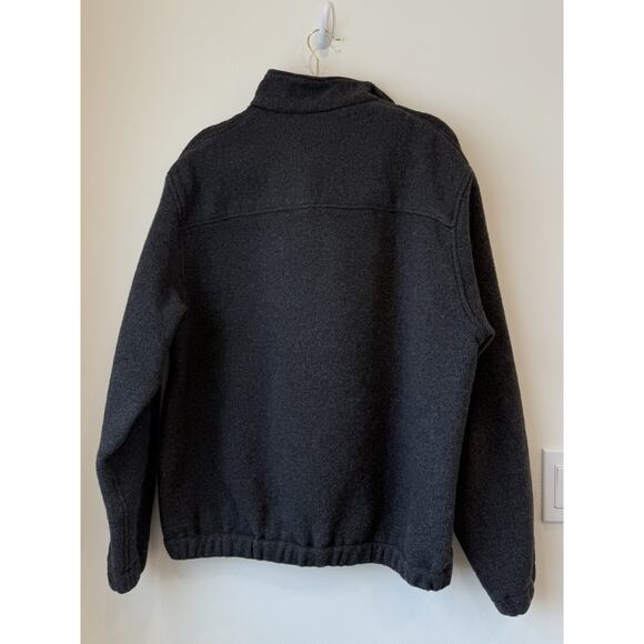 Zara Men’s QUARTER ZIP FLEECE SWEATSHIRT XL Anthracite Gray - Picture 3 of 5